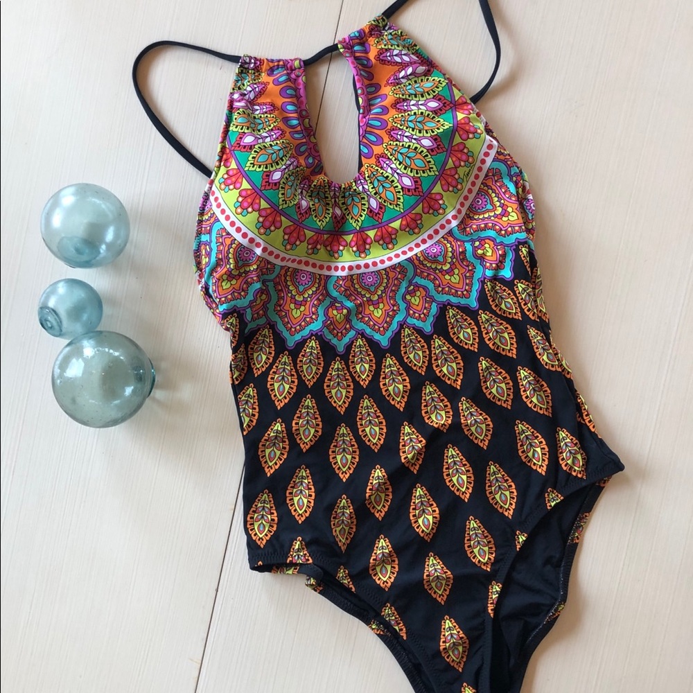 Trina Turk Moroccan Medallion One Piece NWOT